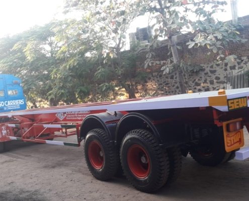 double axle trailer